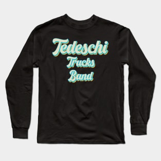 vintage color tedeschi trucks Long Sleeve T-Shirt